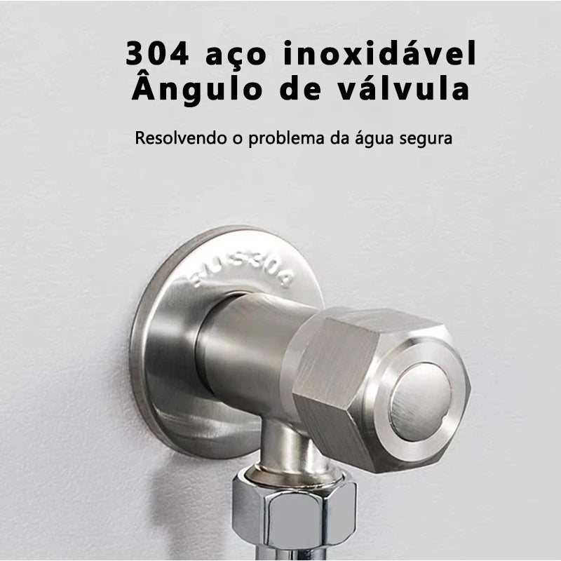 Conjunto de chuveiro de vaso sanitário versátil com acoplamento de aço inoxidável, gatilho ABS e design cromado elegante para uma experiência luxuosa no banheiro