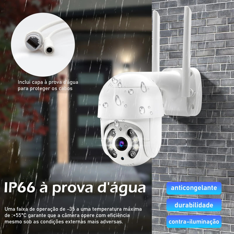 Câmeras de Vigilância Icsee 1080P Full HD A8 Wifi, Câmera de Segurança, Monitor, Câmera Wifi Smart 360, Do Brasil, Bluetooth